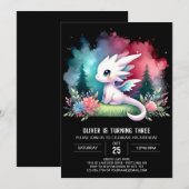 プリンシパル 魔法のドラゴン 誕生日 招待状 (正面/裏面)