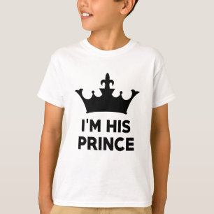 プリンスとプリンセスのシャツ Tシャツ