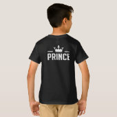 プリンスとプリンセスのシャツ Tシャツ (裏面フル)