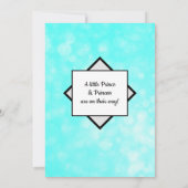 プリンスとプリンセスツインズベビーシャワー 招待状 (裏面)