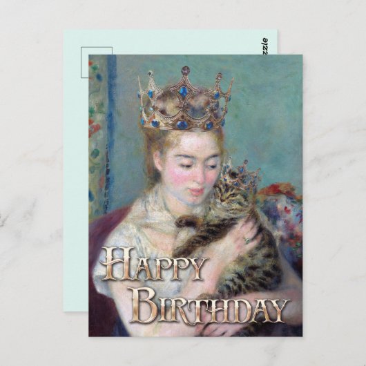 プリンスと私 ハッピーバースデー ポストカード (正面/裏面)