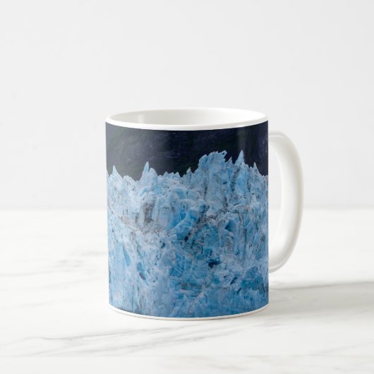 プリンスの氷河William Soundアラスカコーヒーマグ コーヒーマグカップ (正面右)
