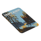 プリンスアルバートナショナルパークカナダ旅行ヴィンテージ マグネット (右側)