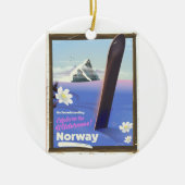 プリンスアルバート国立公園,サスカチュワン,カナダ セラミックオーナメント (正面)