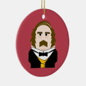 プリンスアルバート、妃 セラミックオーナメント (右)