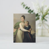 プリンスアルブレヒトとプリンセスルイーズ, c.1817 ポストカード (スタンド正面)