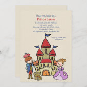 プリンスアンドキャッスル招待状 招待状 (正面/裏面)