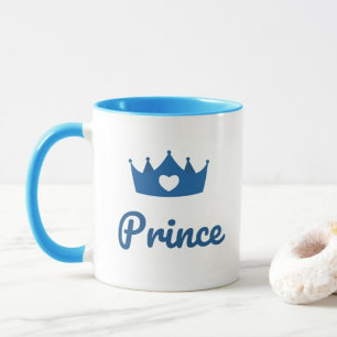 プリンスアンドプリンセスモダンタイポグラフィコーヒーマグ マグカップ