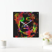 プリンスアート時計 スクエア壁時計 (ホーム)