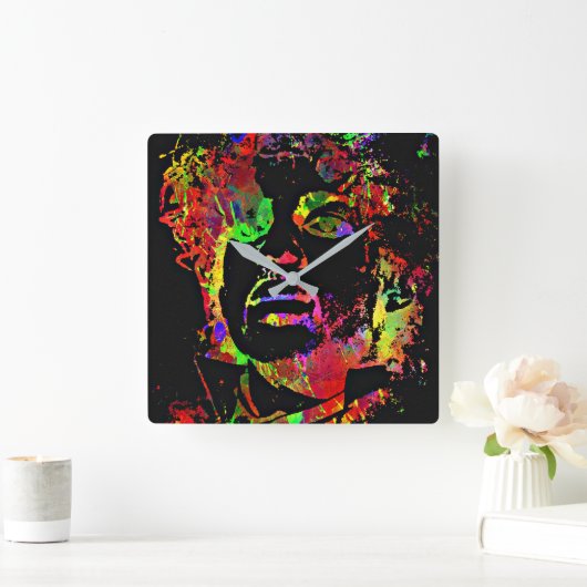 プリンスアート時計 スクエア壁時計 (ホーム)