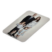 プリンスウィリアムと家族2017年12月様式化 マグネット (左側)