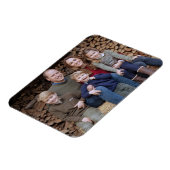 プリンスウィリアムと家族2020年12月スタイル化 マグネット (左側)