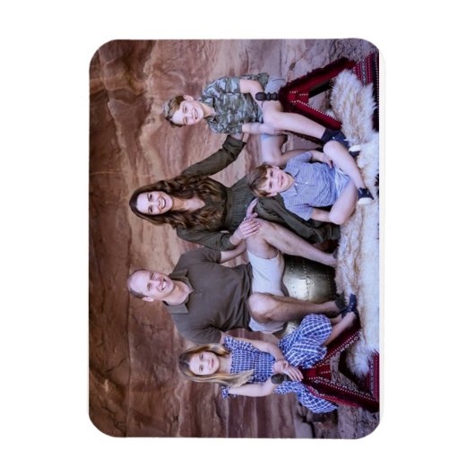 プリンスウィリアムと家族2021年12月の様式化された磁石 マグネット (縦)