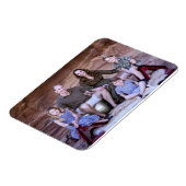 プリンスウィリアムと家族2021年12月の様式化された磁石 マグネット (左側)