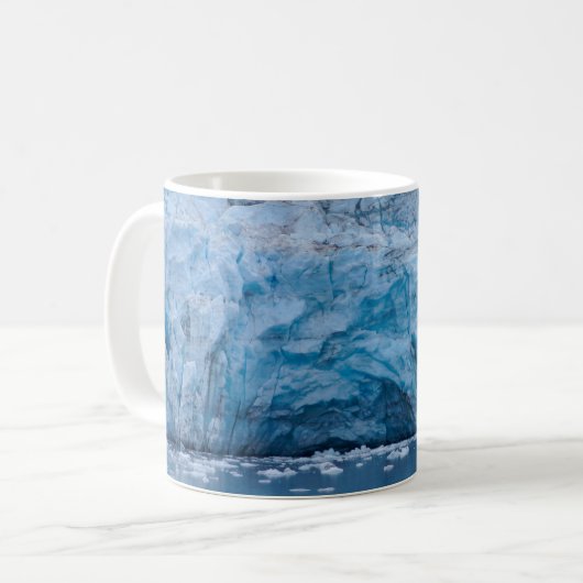 プリンスウィリアムサウンド氷河コーヒーマグ コーヒーマグカップ (正面左)