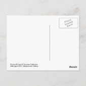 プリンスウィリアム&キャサリン葉書 ポストカード (裏面)