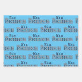 プリンスウォーター・カラークジラの赤ちゃんシャワー ラッピングペーパーシート (正面3)