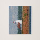 プリンスエドワードのノースウンバーランドにある灯台 ジグソーパズル (縦)