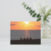 プリンスエドワード島の夕日 ポストカード (スタンド正面)