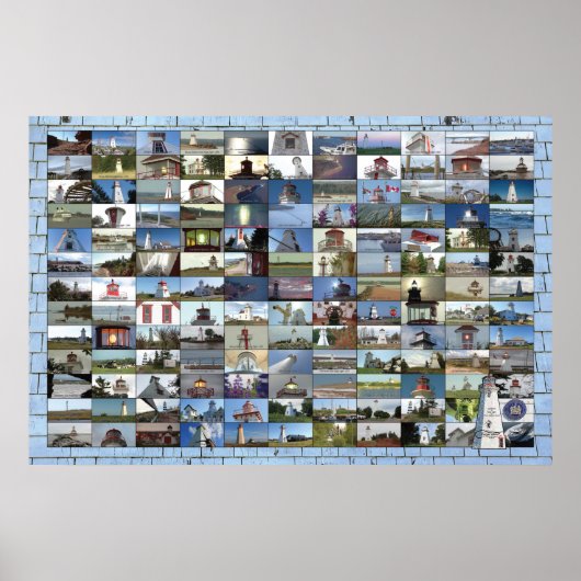 プリンスエドワード島ポスターの灯台 ポスター (正面)