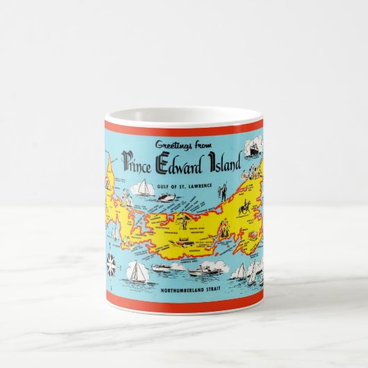 プリンスエドワード島マグ コーヒーマグカップ (中央)