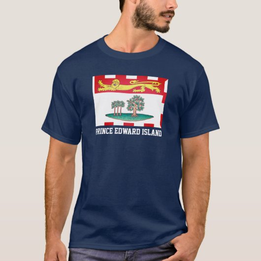プリンスエドワード島国旗 Tシャツ (正面)