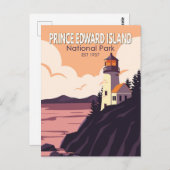 プリンスエドワード島国立公園カナダヴィンテージ ポストカード (正面/裏面)