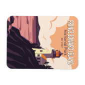 プリンスエドワード島国立公園カナダヴィンテージ マグネット (横)