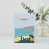 プリンスエドワード島国立公園ビーチヴィンテージ ポストカード (スタンド正面)