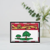 プリンスエドワード島旗 ポストカード (スタンド正面)