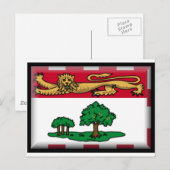 プリンスエドワード島旗 ポストカード (正面/裏面)