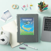 プリンスエドワード島、カナダの地図。 シール (iPadカバー)