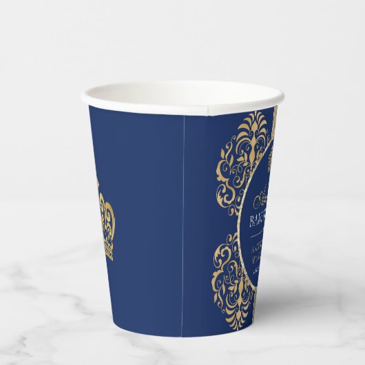 プリンスエレガント王室のベイビーシャワー 紙コップ (右)