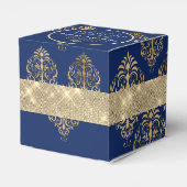 プリンスエレガント王室のベビーシャワーハート表示 フェイバーボックス (裏面サイド)