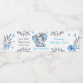 プリンスエレファントブルーシルバークラウンウォーターラベル ペットボトルラベル (シングルラベル)