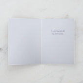 プリンスオブザパープルマナテス幸せなホリデーカード シーズンカード (内部)