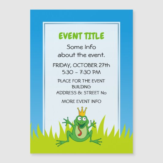 プリンスカエル (正面)