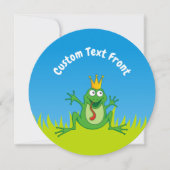 プリンスカエル 招待状 (正面)