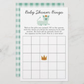 プリンスキャットビンゴベビーシャワーゲーム (正面/裏面)