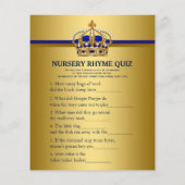 プリンスクラウンベビーシャワーゲーム (裏面)