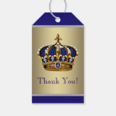 プリンスクラウンベビーシャワー ギフトタグ (裏面)