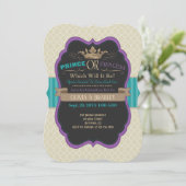 プリンスジェンダーまたはプリンセスジェンダーの表示招待状 招待状 (スタンド正面)