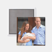 プリンスジョージ王室のベビー マグネット (正面/裏面)