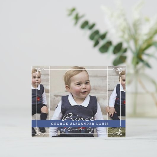 プリンスジョージ – ウィリアム&ケイト ポストカード (スタンド正面)