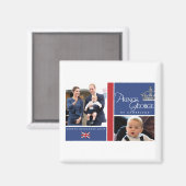 プリンスジョージ – ウィリアム&ケイト マグネット (正面/裏面)