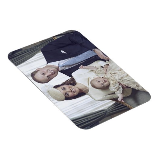 プリンスジョージ《キリスト教》洗礼式や命名式2013年10月スタイル化 マグネット (右側)