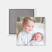 プリンスジョージ&プリンセスシャーロット マグネット (正面/裏面)