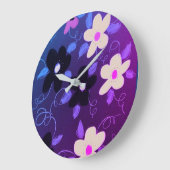 プリンスタイリッシュグ付き時計 ラージ壁時計 (傾斜)