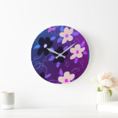 プリンスタイリッシュグ付き時計 ラージ壁時計 (ホーム)