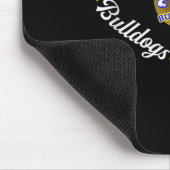 プリンストンのブルドッグのロゴハーフハートスローガンHs マウスパッド (コーナー)